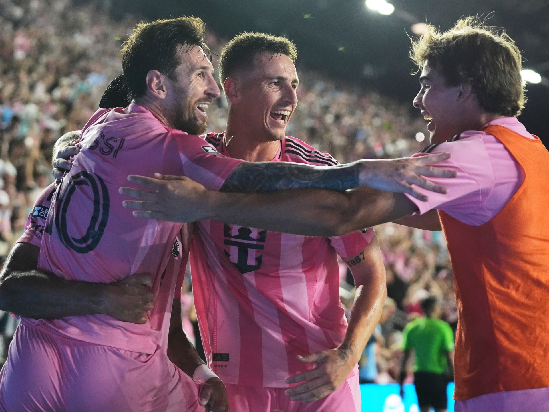 Copa de leguas: los goles de Messi envían a Miami a través de; Sounders Beat La Galaxy