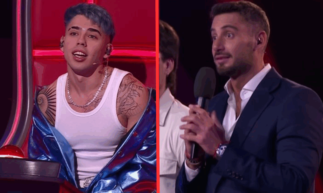 Luck Ra se burló de Nico Occhiato y causó indignación en La Voz Argentina