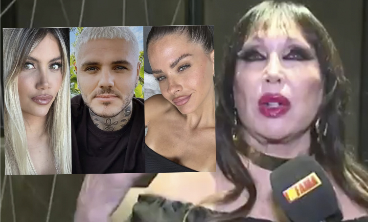 Moria Casán reveló el peor chimento que le contaron de Wanda Nara, Mauro Icardi y la China Suárez: "Ella lo armó y..."