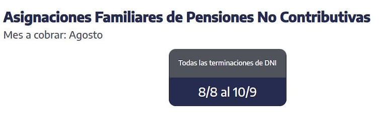 Cuándo se cobran las asignaciones familiares de Pensiones No Contributivas (Foto: ANSES)
