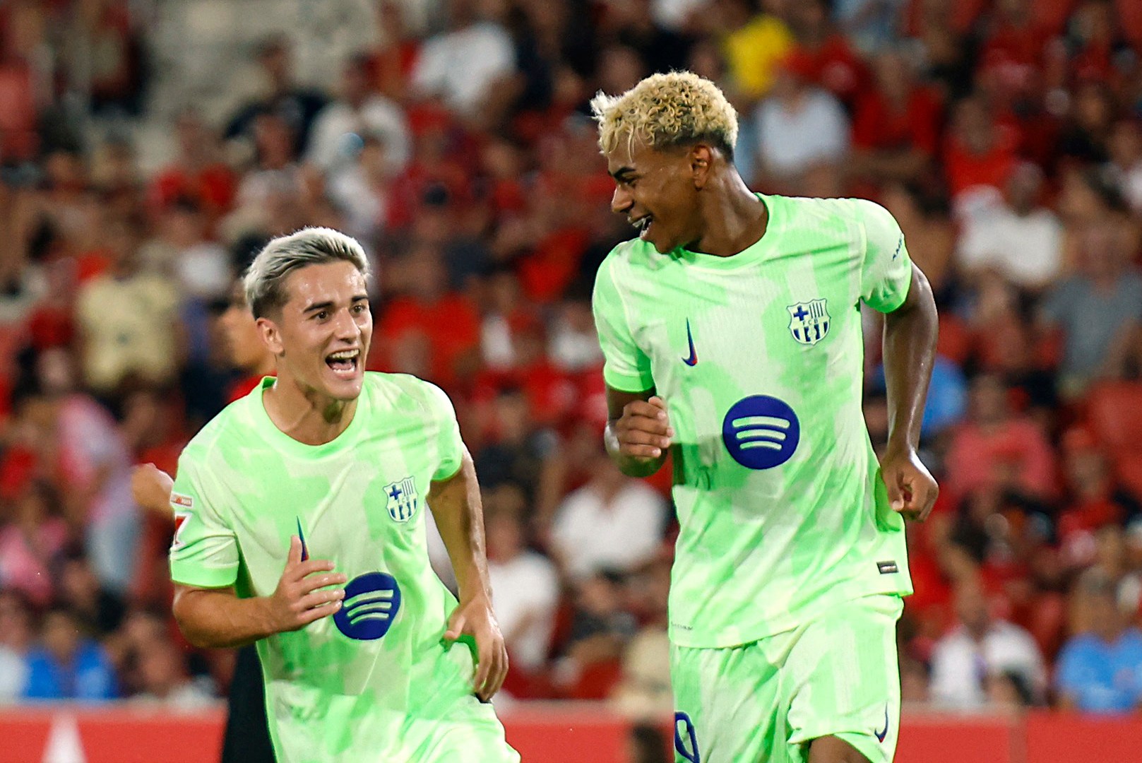 Yamal y Raphinha Fire Barcelona to La Liga Apray victoria en Mallorca
