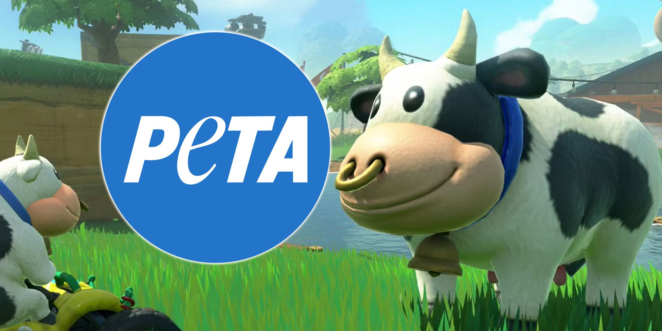 PETA quiere que Nintendo cambie la vaca Mario Kart World