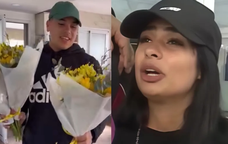 El doloroso video de Thiago Medina que Daniela Celis subió luego de la delicada operación: "Te lo imploro"