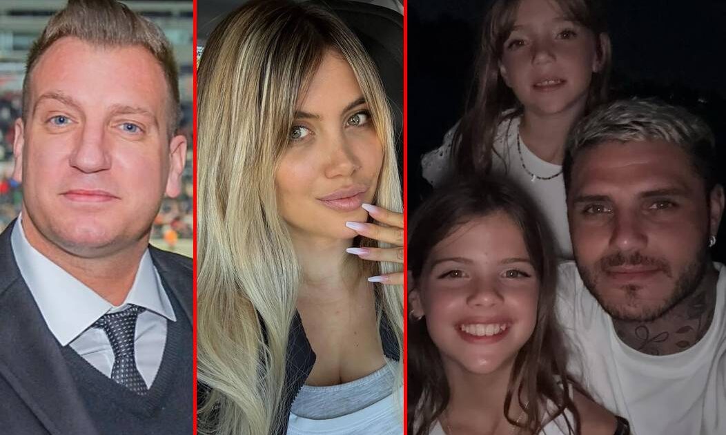 La foto de Maxi López con las hijas de Wanda Nara y Mauro Icardi que desató un escándalo