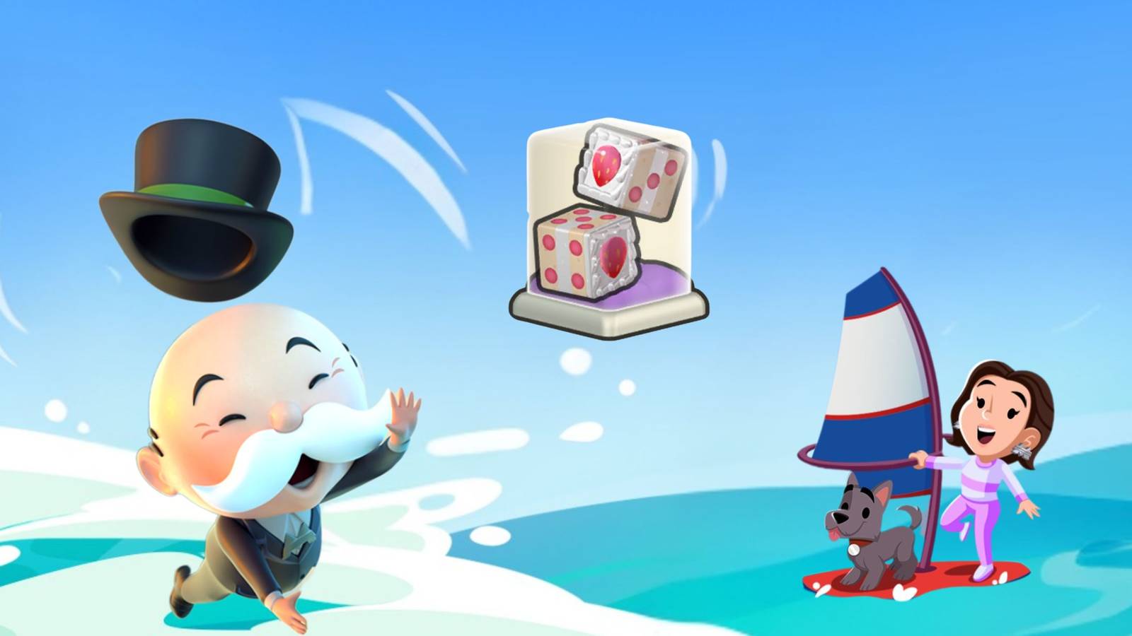 Monopoly Go: Cómo obtener la piel de los dados de pastel de fresa