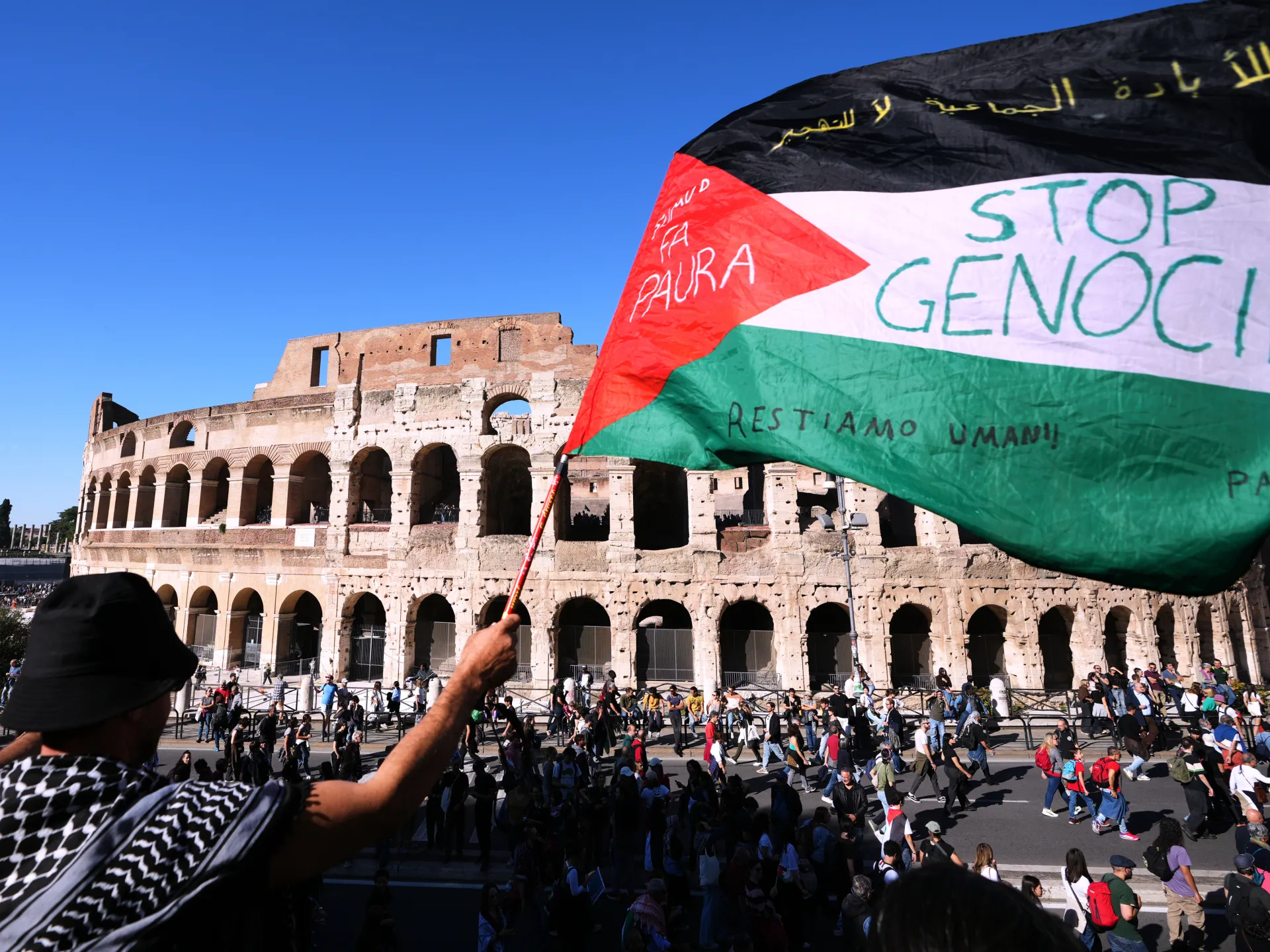 Italia-Israel La Copa Mundial la empate enfrenta preocupaciones de seguridad en medio de protestas