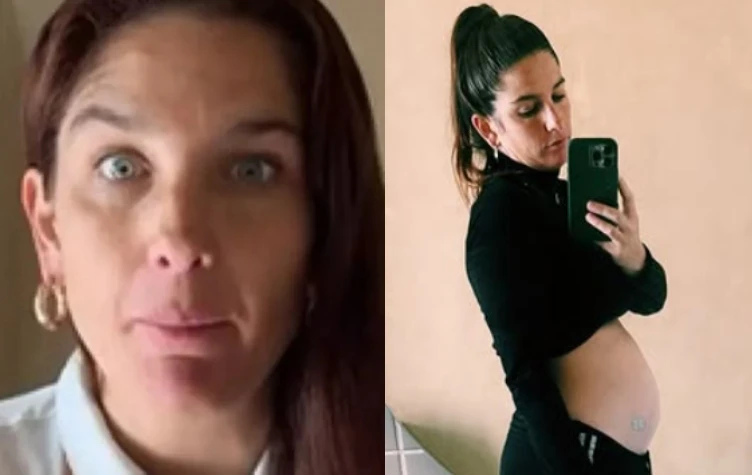 Juana Repetto confesó el drama que sufre con su cuerpo mientras avanza su tercer embarazo: “Sufro”