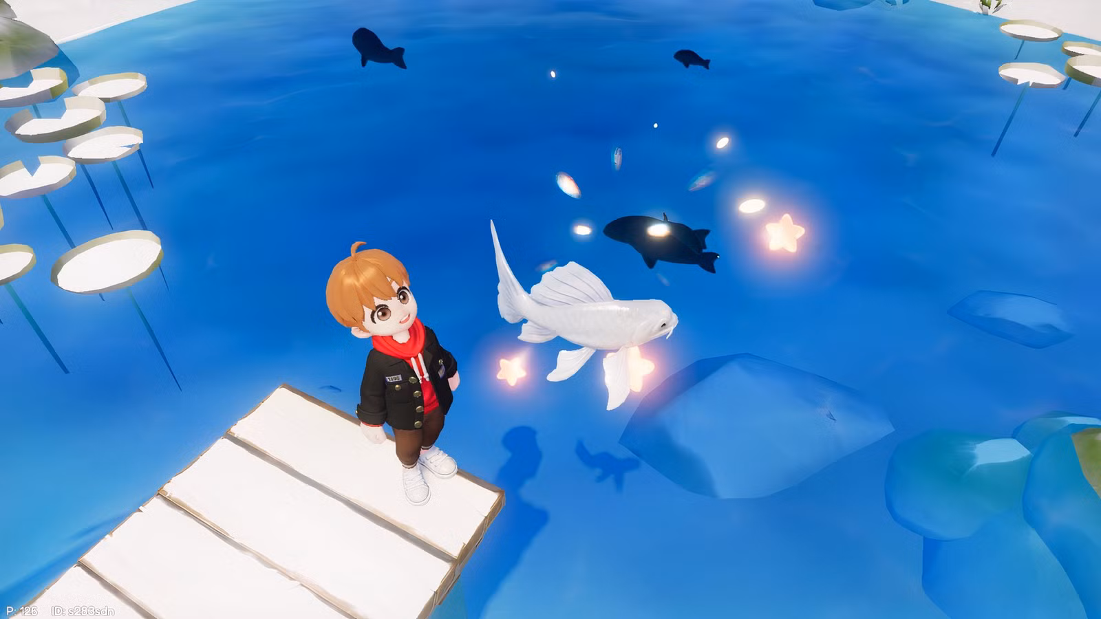 Dónde atrapar mariposas koi en Heartopia