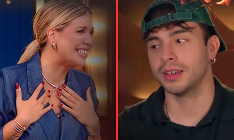 El cruce más incómodo de MasterChef: Wanda Nara acorraló a Rusherking con una pregunta al límite sobre su regalo a la China Suárez