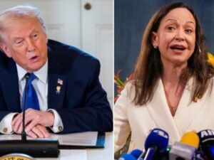 “La señorita que ganó el Nobel de la Paz”: Donald Trump dijo qué hará si María Corina Machado le entrega su premio en la Casa Blanca