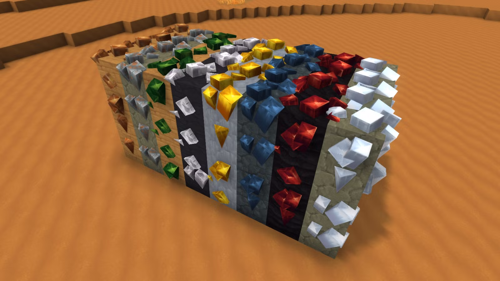 Todas las ubicaciones de minerales en Hytale