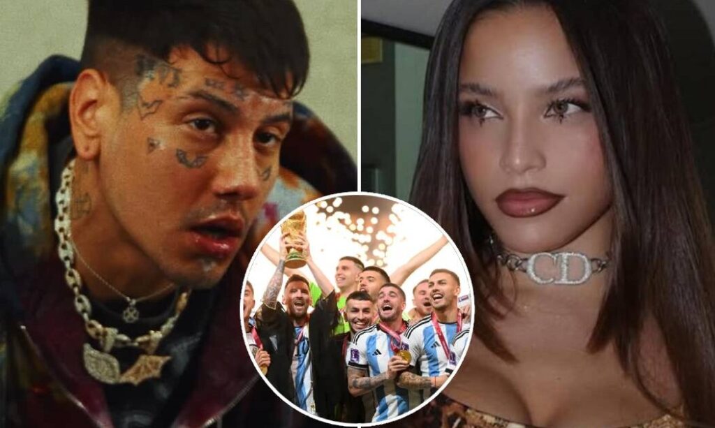 Duki enfrenta a Emilia Mernes por sus mensajes con un jugador de la Scaloneta: “Le pidió que…”