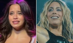 Emilia Mernes fue agredida durante el show de Tini Stoessel y la tensión llega a su máxima expresión: mirá el video.