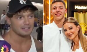 Ian Lucas contó cómo es su relación con el hijo de Evangelina Anderson después de su imagen juntos.