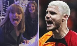 Las hijas de Wanda Nara se enfrentan a Mauro Icardi al llegar a Argentina