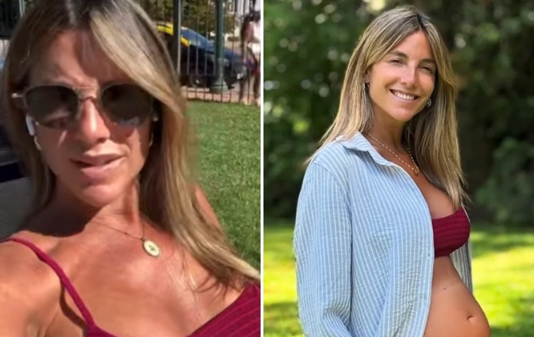 María Belén Ludueña se defiende de las duras críticas a su cuerpo durante el embarazo.