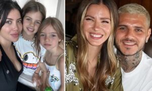 Mauro Icardi y la China Suárez con las hijas de Wanda Nara: «Llorando y…»
