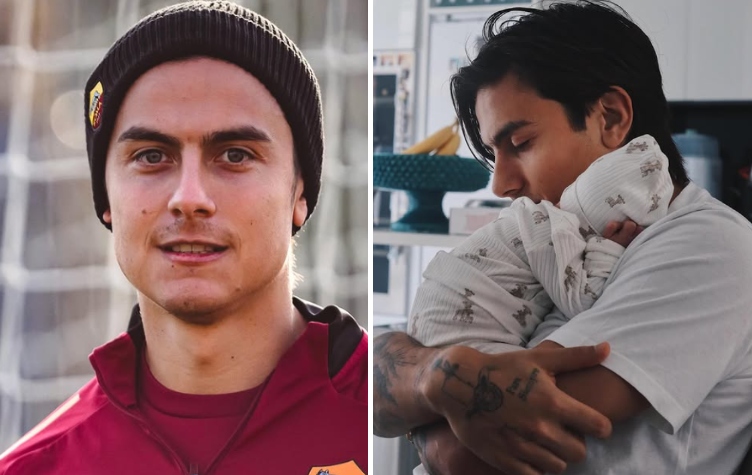 ¡Ternura total! Paulo Dybala comparte la primera foto con su hija Gia desde su hogar.