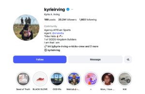 Kyrie Irving muestra su apoyo a Palestina en Instagram