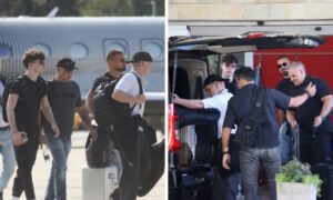 Ricky Martin aterrizó en Argentina en vuelo privado con sus hijos: mirá las fotos de su llegada a Ezeiza.