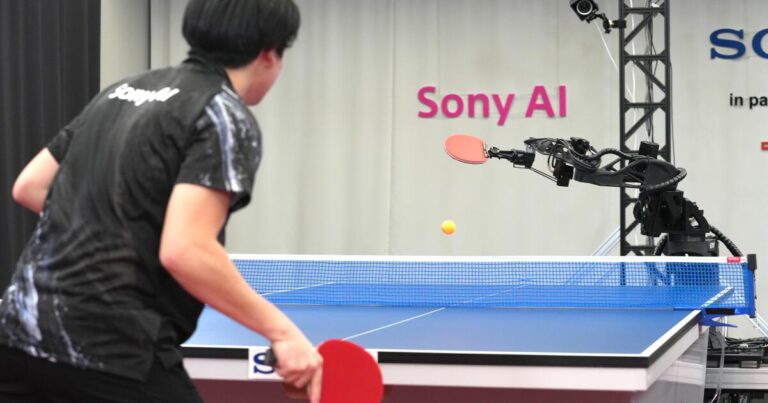 ¿El béisbol será el próximo desafío? Un robot de ping-pong supera a campeones humanos gracias a la IA.