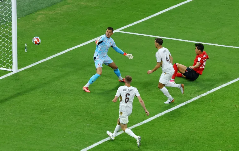Corea del Sur remonta tarde para vencer a Chequia en la jornada inaugural de la Copa del Mundo 2 Fútbol - Copa Mundial de la FIFA 2026 - Grupo A - Corea del Sur contra República Checa - Estadio Guadalajara, Guadalajara, México - 11 de junio de 2026 Oh Hyeon-gyu de Corea del Sur anota su segundo gol REUTERS/Daniel Becerril IMÁGENES TPX DEL DÍA
