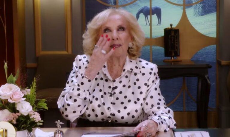 Con la voz quebrada, Mirtha Legrand despidió a María Rosa Fugazot y emocionó a todos