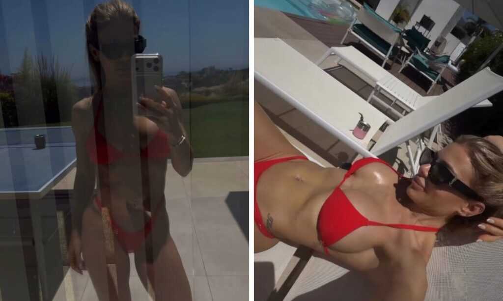 Evangelina Anderson volvió a Marbella y revolucionó las redes con una microbikini roja: “La última vez que me van a…”
