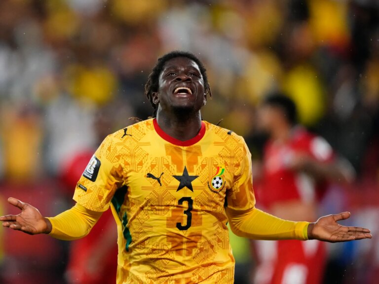 Ghana venció a Panamá 1-0 en un caótico y cargado partido del Grupo L del Mundial