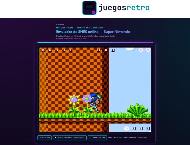 jugar consolas retro online