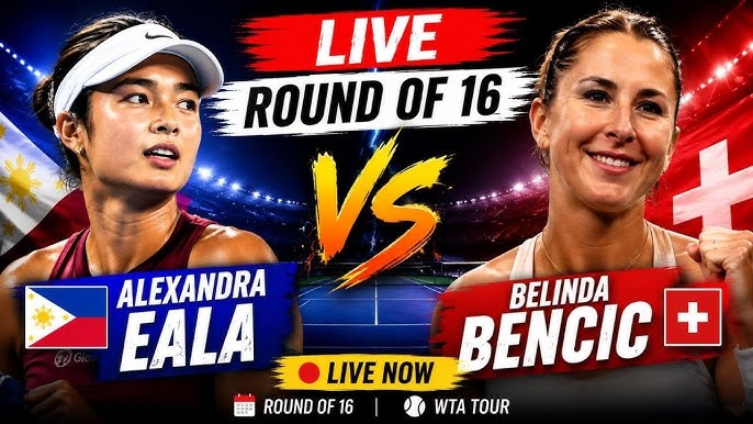 Alex Eala enfrenta a Belinda Bencic por un lugar en cuartos del Canadian Open