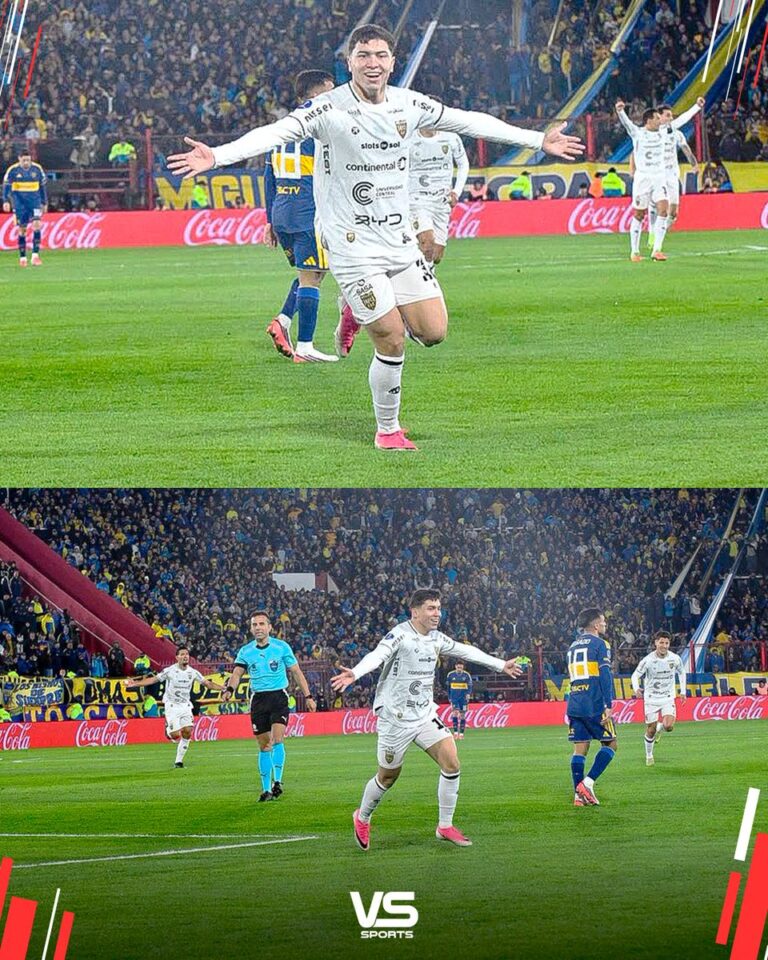 Codazo sin pelota: expulsaron a Wilfrido Báez en Boca vs. Recoleta