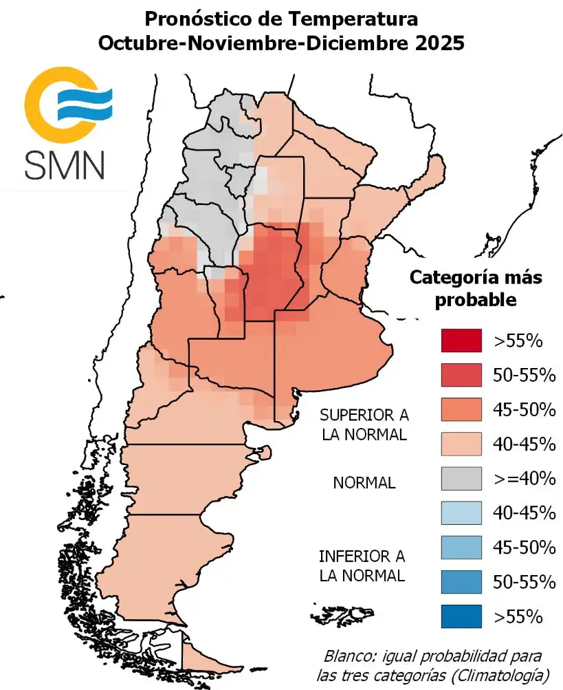 Clima en Córdoba: pronóstico del miércoles 12 de agosto, según el SMN