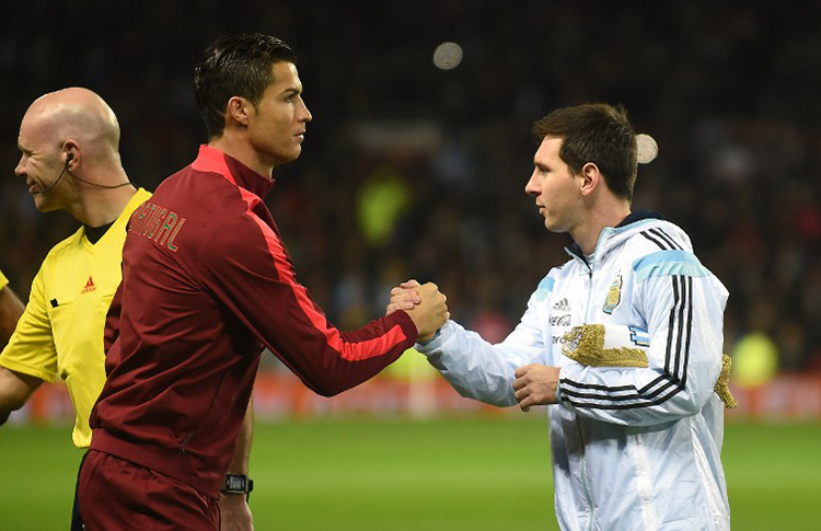 Cristiano Ronaldo le envió un mensaje de apoyo a Lionel Messi