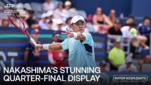 Nakashima, a un paso de su primera final de Masters 1000 en Montreal