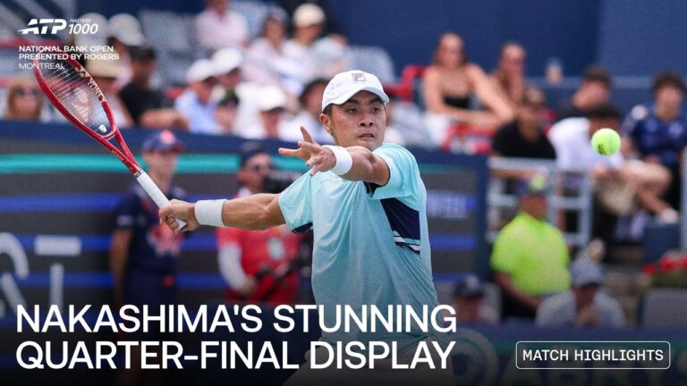 Nakashima, a un paso de su primera final de Masters 1000 en Montreal