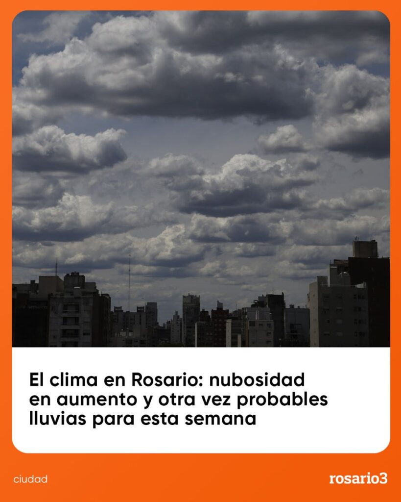 Clima en Rosario: pronóstico del jueves con lluvias y frío