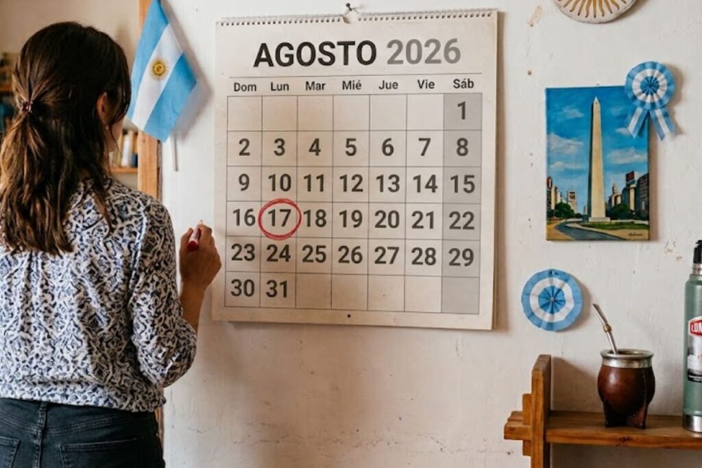 Feriado de agosto 2026: la fecha confirmada para el fin de semana largo