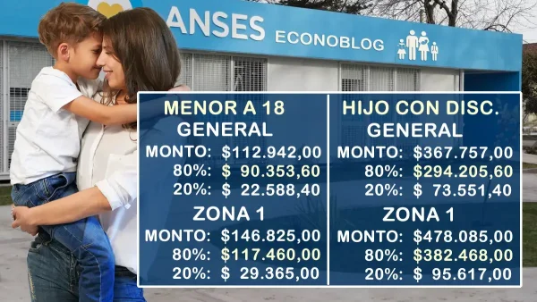 AUH en agosto: de cuánto es el monto actualizado
