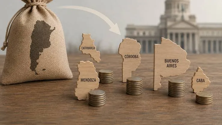 Los recursos nacionales a provincias caen 1% en el acumulado de 2026