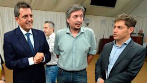 Massa, Kicillof y Máximo Kirchner presionan a gobernadores por las PASO