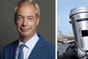 Nigel Farage recupera su banca en Reino Unido tras vencer a un comediante disfrazado de tacho de basura