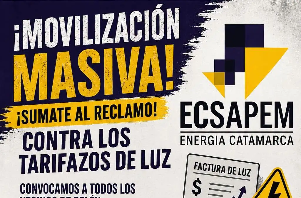 Belén se moviliza contra los aumentos en las boletas de luz