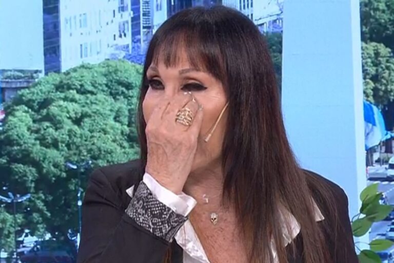 Moria Casán se quebró al aire al hablar con Sofía Gala