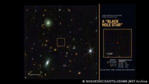 Descubren la primera “estrella agujero negro” del universo