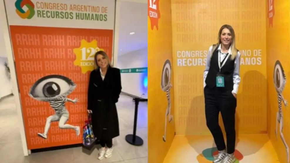 Bettina Angeletti reapareció sin Adorni en un evento de RR.HH.