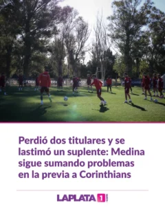 Estudiantes prepara la visita a Corinthians con dudas en el medio